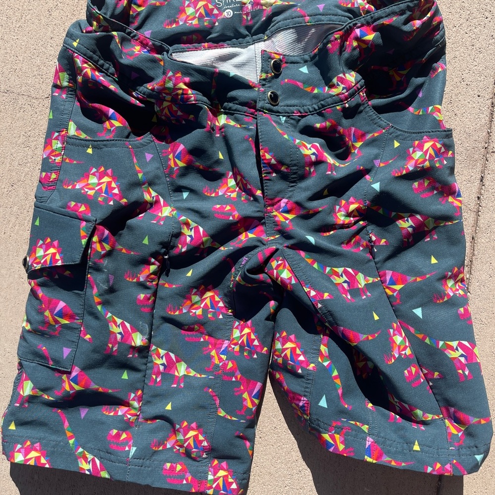 SHREDLY dinosaur “The Jonesy” MTB mountain biking short size 10